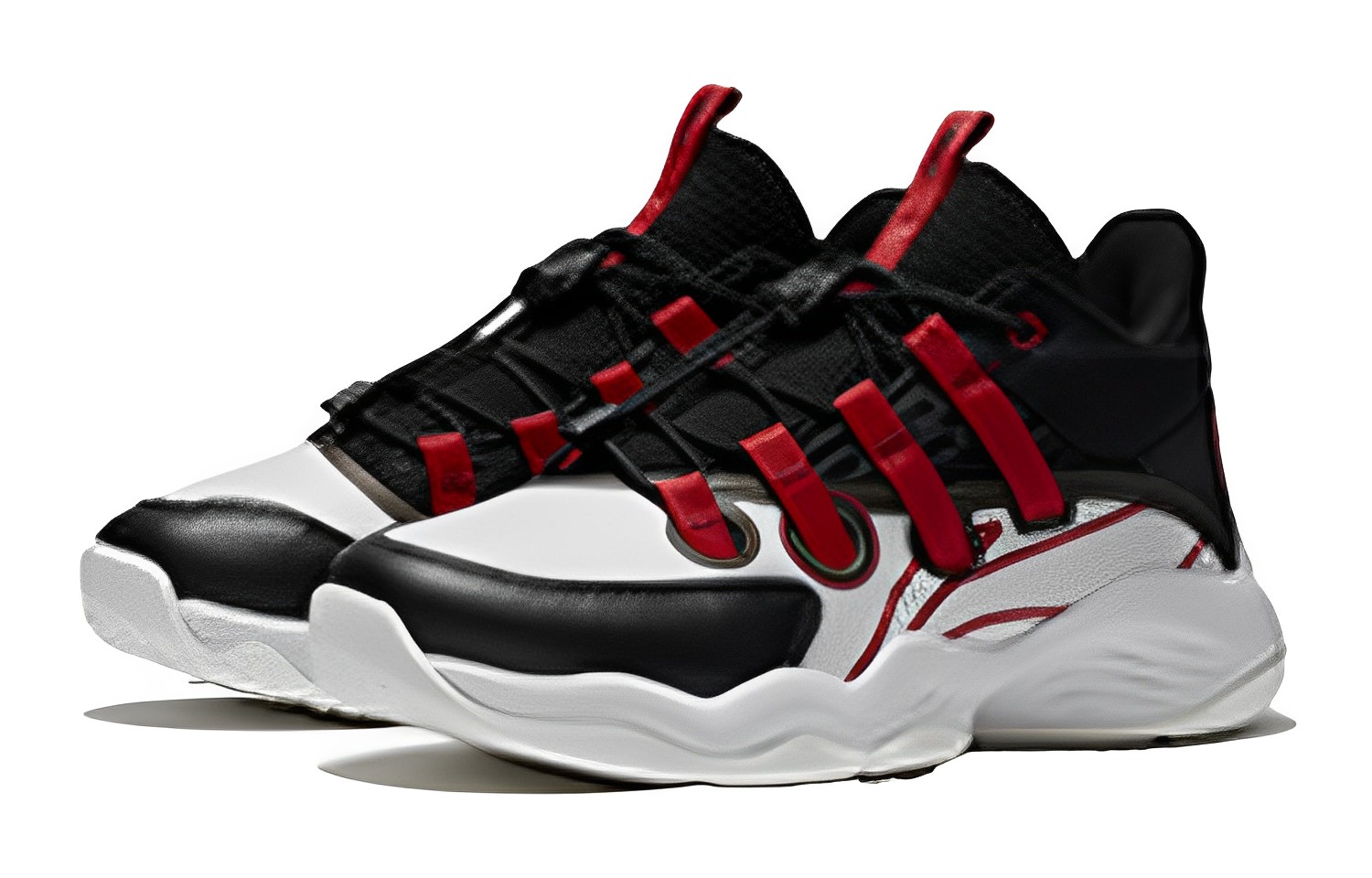 Lookbook (PS) 李宁篮球鞋低帮款'白黑' YKBS010-1