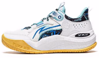 (Preschool) Li-Ning Basketball Low 'White Blue' YKBU048-9 (Preschool) Li-Ning Basketball Low 'White Blue' YKBU048-9