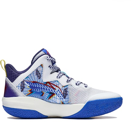 (Preschool) Li-Ning Basketball Low 'White Blue' YKBT044-3 Order (Preschool) Li-Ning Basketball Low 'White Blue' YKBT044-3