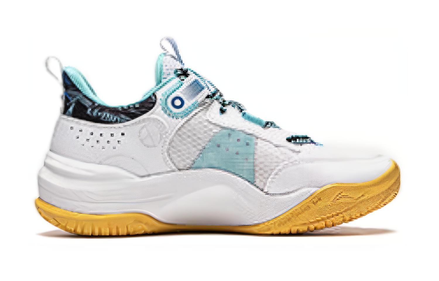 Order (PS) Li-Ning Basketball Bajo 'Blanco Azul' YKBU048-9