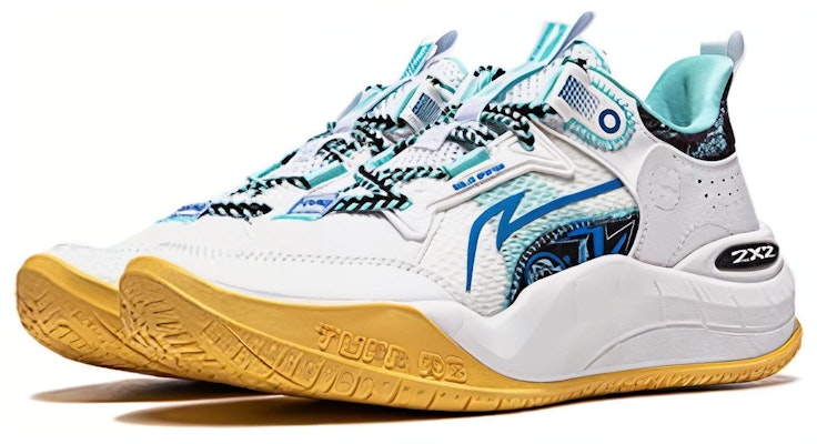 (Preschool) Li-Ning Basketball Low 'White Blue' YKBU048-9 Lookbook (Preschool) Li-Ning Basketball Low 'White Blue' YKBU048-9
