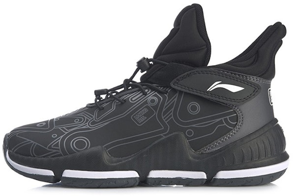 (Preschool) Li-Ning Basketball Mid 'Black Shock-Absorbing' YKBQ036-11 Buy (Preschool) Li-Ning Basketball Mid 'Black Shock-Absorbing' YKBQ036-11