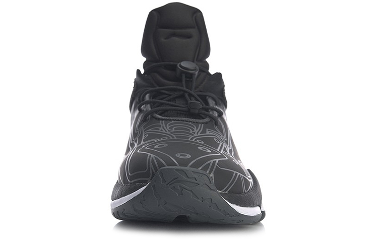 Purchase (Preschool) Li-Ning Basketball Mid 'Black Shock-Absorbing' YKBQ036-11