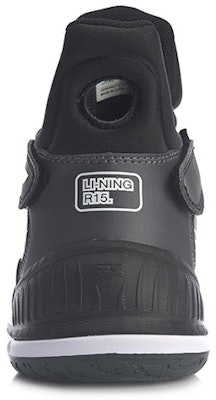(Preschool) Li-Ning Basketball Mid 'Black Shock-Absorbing' YKBQ036-11 Details for (Preschool) Li-Ning Basketball Mid 'Black Shock-Absorbing' YKBQ036-11