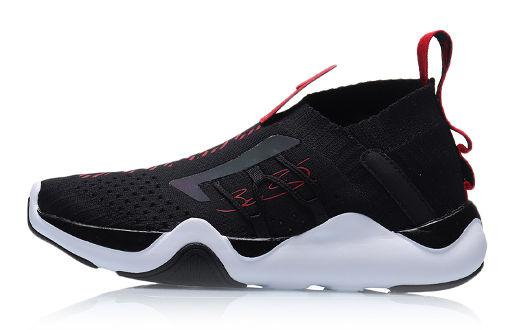 (Preschool) Li-Ning Basketball Mid 'Black White Red' YKBP016-3