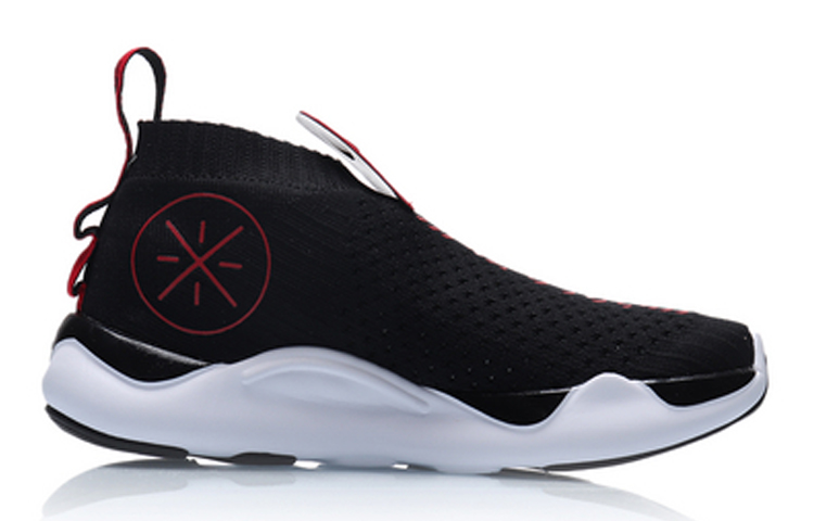 Order (Preschool) Li-Ning Basketball Mid 'Black White Red' YKBP016-3