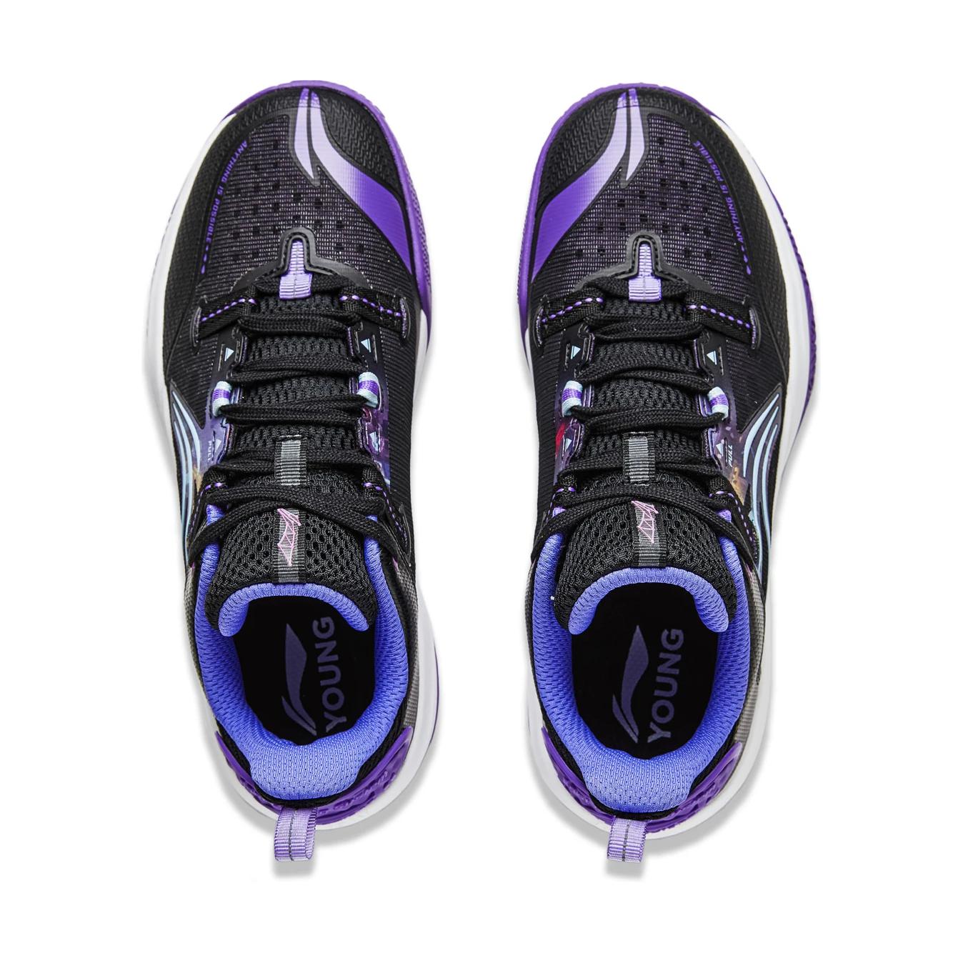 Lookbook (PS) Kasut Bola Keranjang Li-Ning 'Hitam Ungu' YKBU040-7