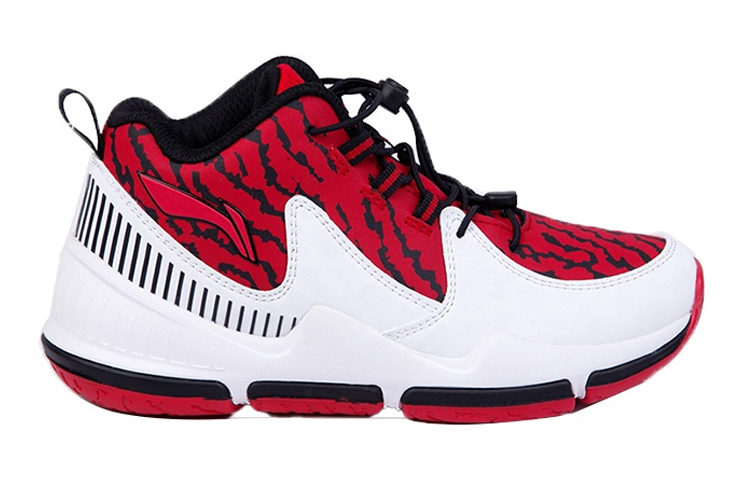 (PS) Li-Ning Basketball Shoes 'Black Red White' 圖 2