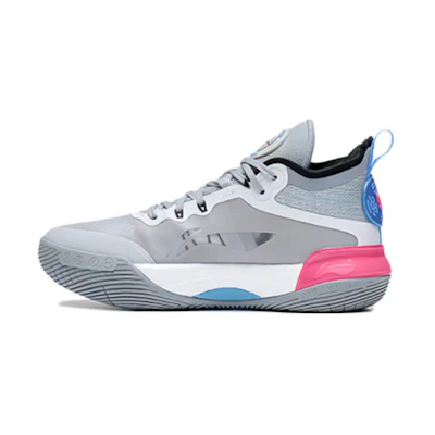 (PS) Li-Ning Basketball Sneakers 'Grey Pink'