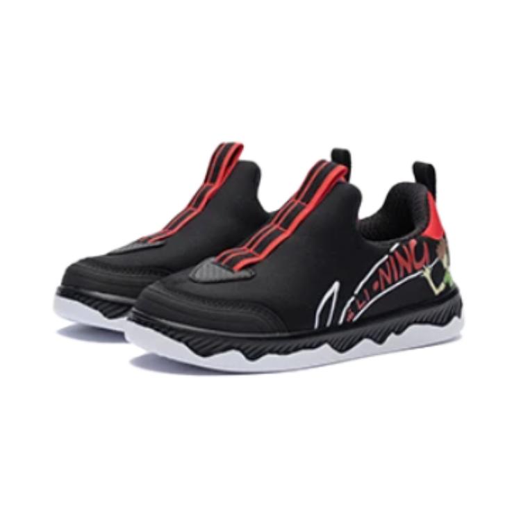 Lookbook (PS) Li-Ning Sepatu Papan 'Nyaman Lembut Rendah Hitam' YKNR148-1