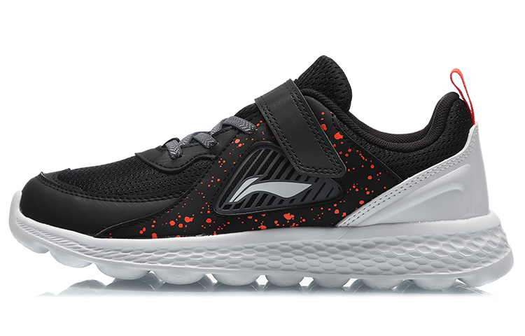 (Preschool) Li-Ning Breathable Lightweight Sneaker 'Black' YKFQ004-1