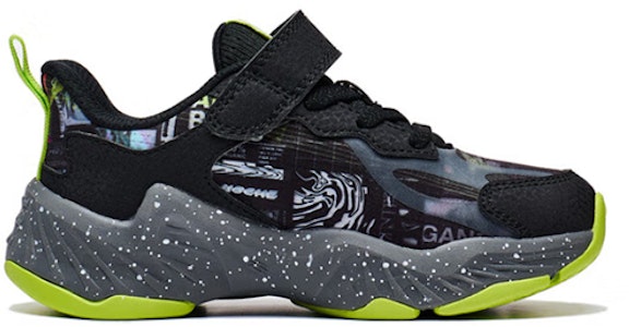 兒童 李寧兒童 休閒百搭 防踢耐磨 低筒 兒童跑步鞋 黑色果汁綠 Order 兒童 李寧兒童 休閒百搭 防踢耐磨 低筒 兒童跑步鞋 黑色果汁綠