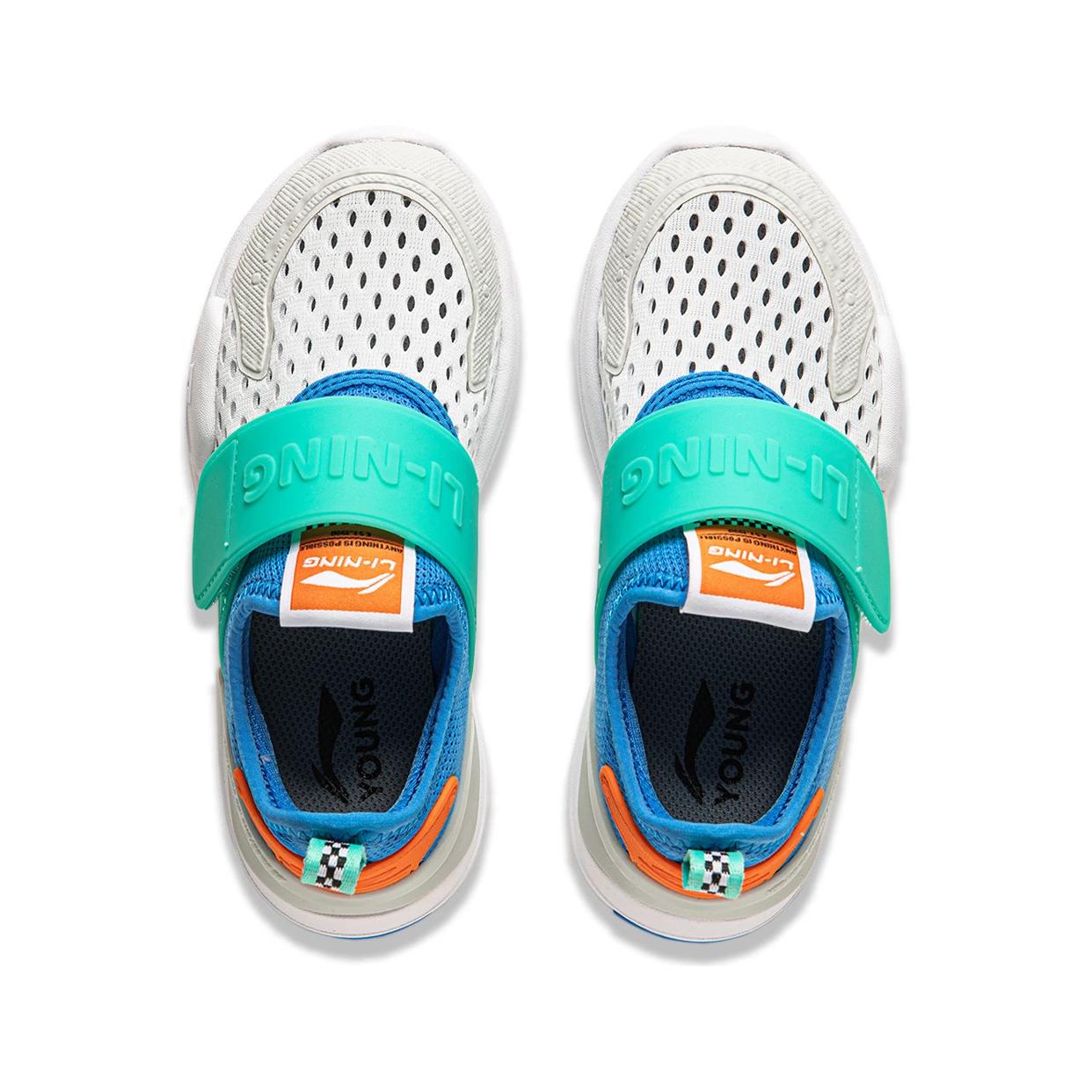 Shop (Preschool) Li-Ning Casual 'Blue Grey Green' YKNU040-5