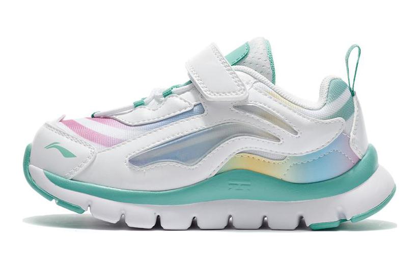 (Preschool) Li-Ning Casual 'Standard White Fluorescent Jade Green' YKNR056-16