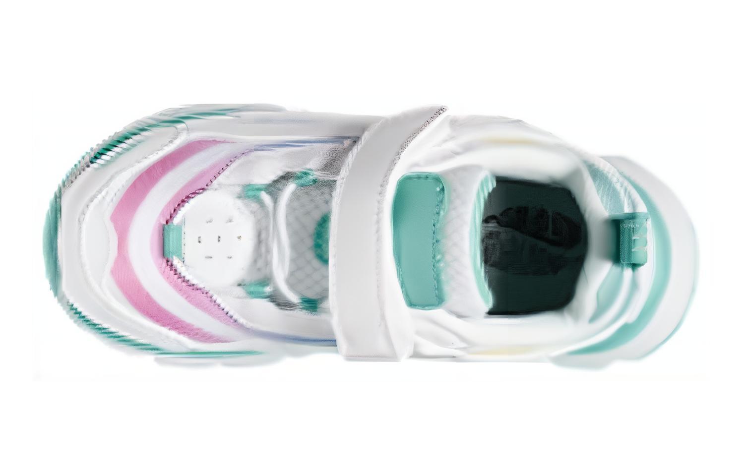 Lookbook (Preschool) Li-Ning Casual 'Standard White Fluorescent Jade Green' YKNR056-16