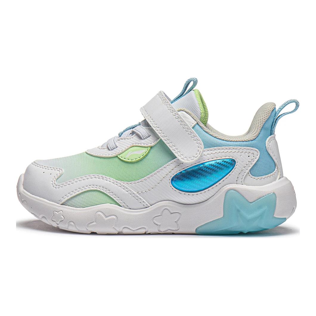 (Preschool) Li-Ning Casual &#x27;White Green Blue&#x27; YKNU020-7