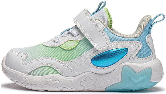 (Preschool) Li-Ning Casual 'White Green Blue' YKNU020-7 Buy (Preschool) Li-Ning Casual 'White Green Blue' YKNU020-7