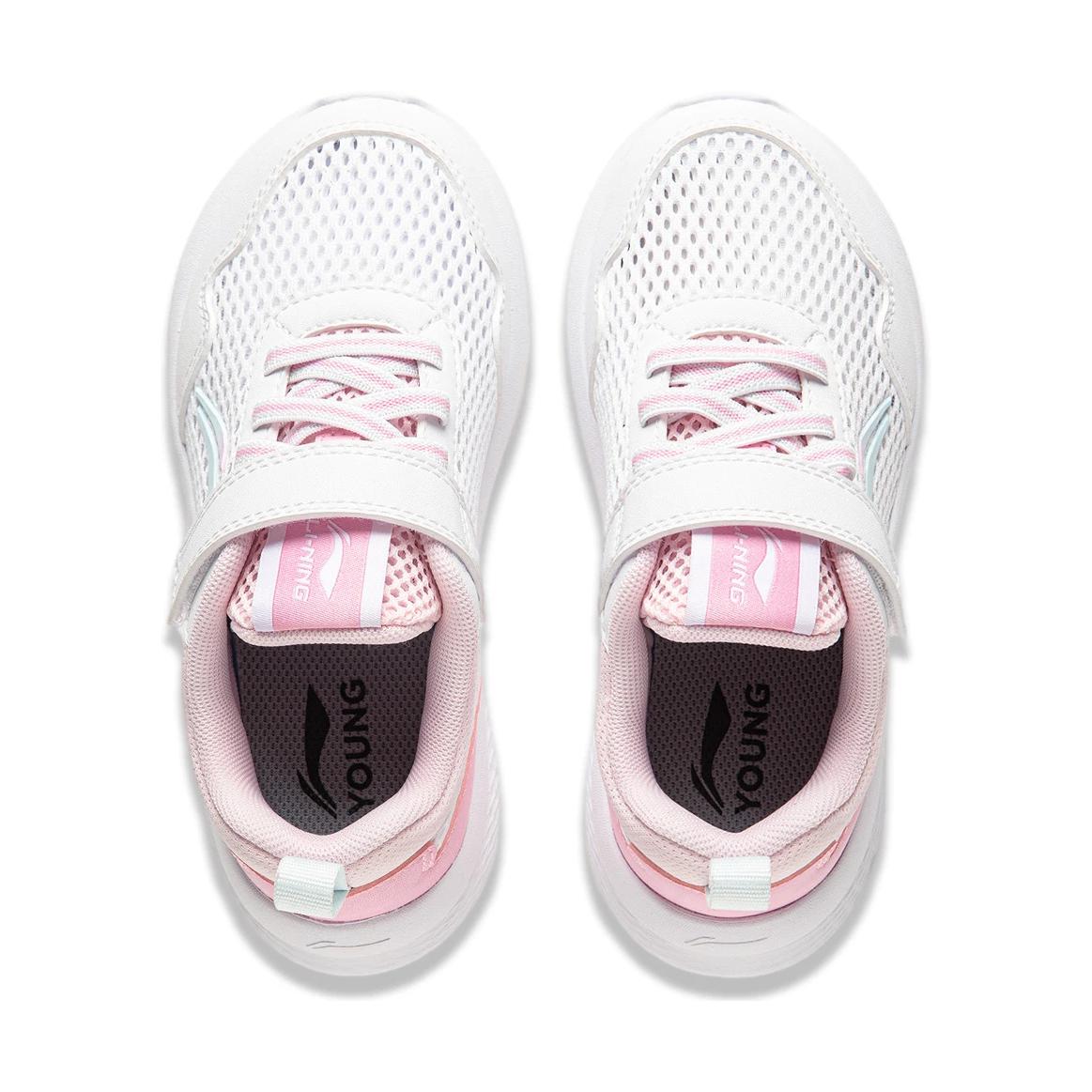 Shop (Preschool) Li-Ning Casual 'White Pink' YKNU080-2