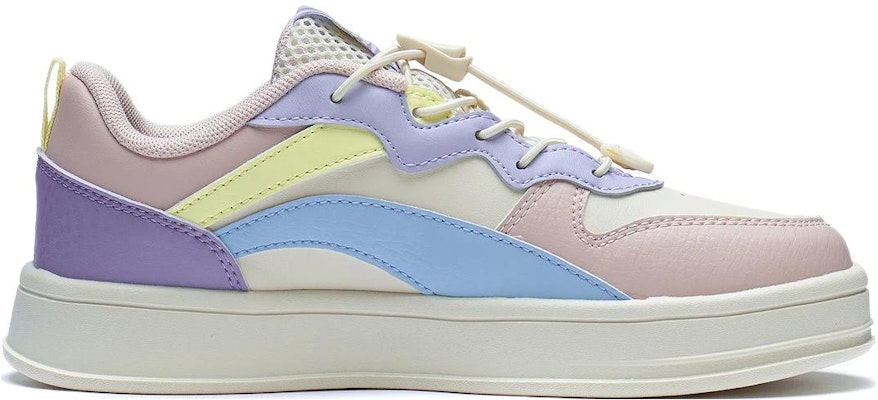 (Preschool) Li-Ning Casual 'White Pink Blue' YKCT036-4 Order (Preschool) Li-Ning Casual 'White Pink Blue' YKCT036-4