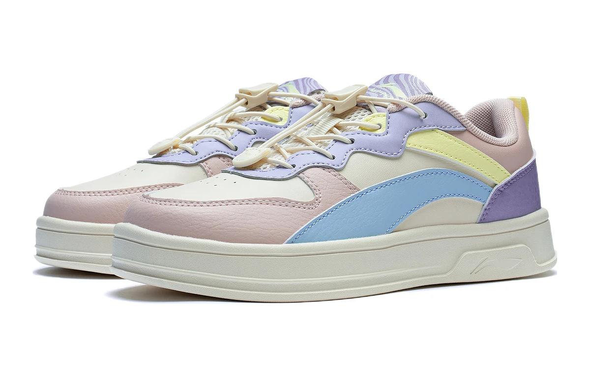 Lookbook (Preschool) Li-Ning Casual 'White Pink Blue' YKCT036-4