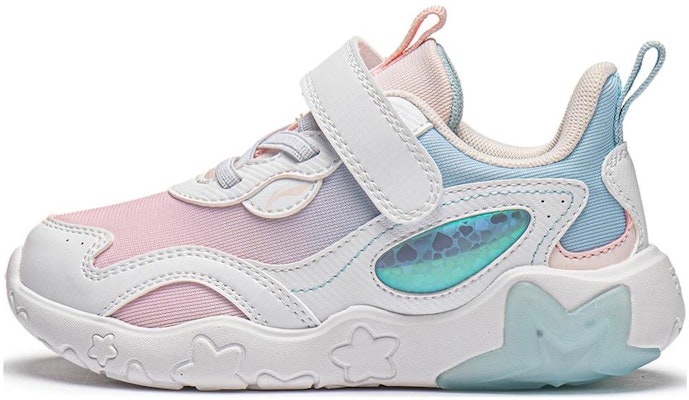 (Preschool) Li-Ning Casual 'White Pink Blue' YKNU020-4 Buy (Preschool) Li-Ning Casual 'White Pink Blue' YKNU020-4
