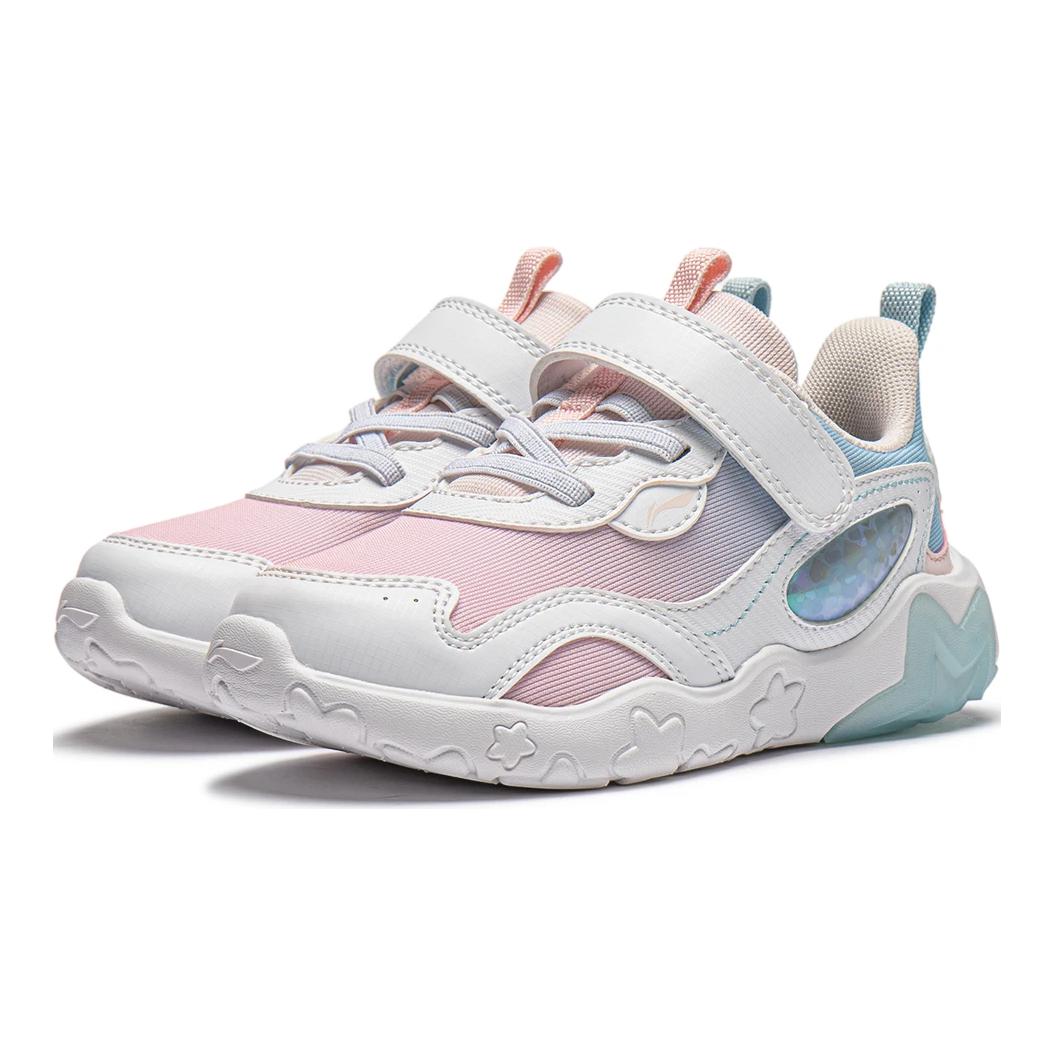 Lookbook (Preschool) Li-Ning Casual 'White Pink Blue' YKNU020-4