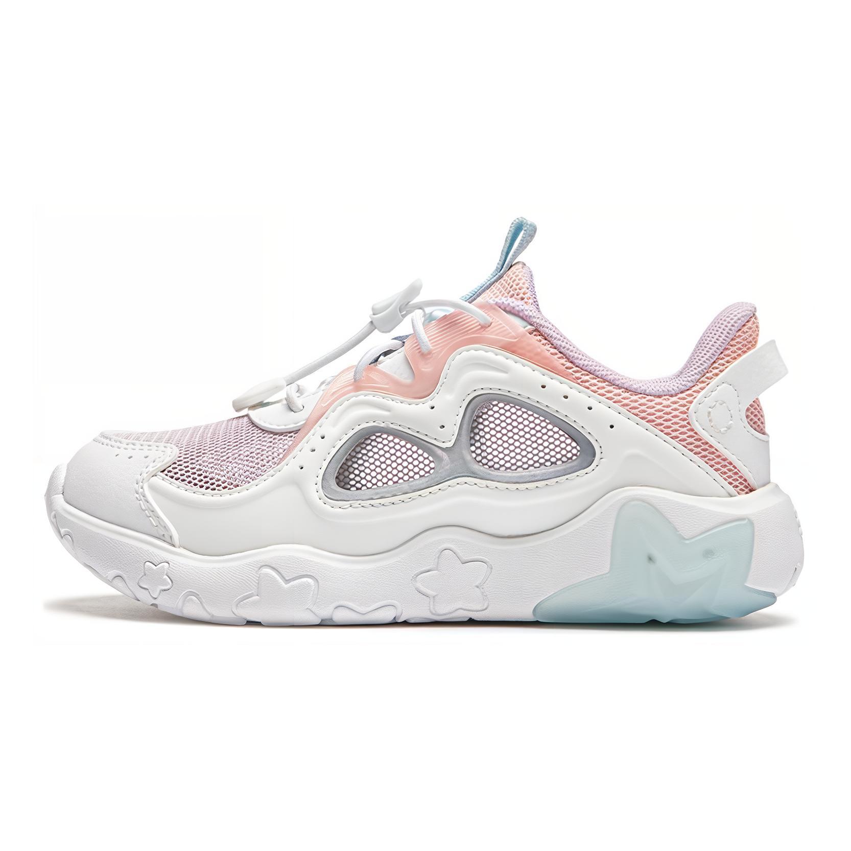 Buy 兒童 李寧兒童 百搭 防滑減震耐磨 兒童休閒鞋 白紫粉