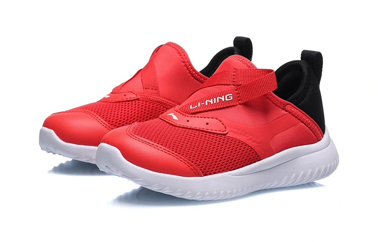 Lookbook (Preschool) Li-Ning Casual Comfort Low 'Red Running' YKNQ058-3