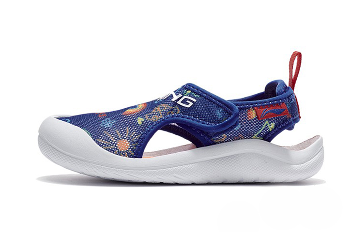 (Preschool) Li-Ning Casual Comfort Sandals 'Blue White' YKKQ018-17