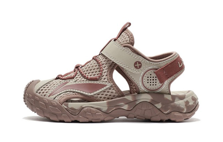 (PS) Li-Ning Casual Fashion Sandal 'Suede Brown'