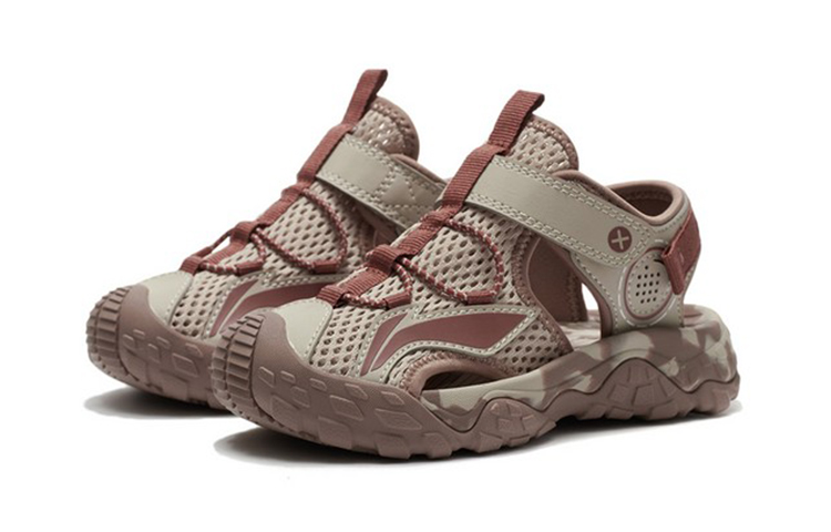 (PS) Li-Ning Casual Fashion Sandal 'Suede Brown' 圖 3