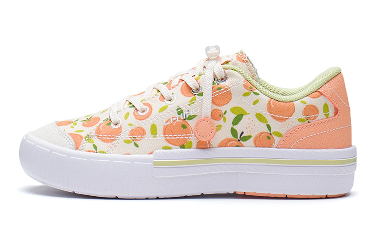 (Preschool) Li-Ning Casual Low 'Misty Scenery White Orange' YKCS048-2