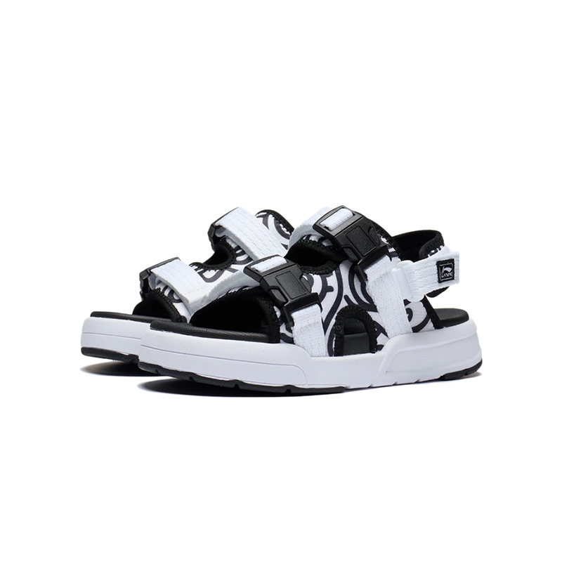 Lookbook (PS) Li-Ning Casual Sandale ''Schwarz und Weiß'' YKUT020-5