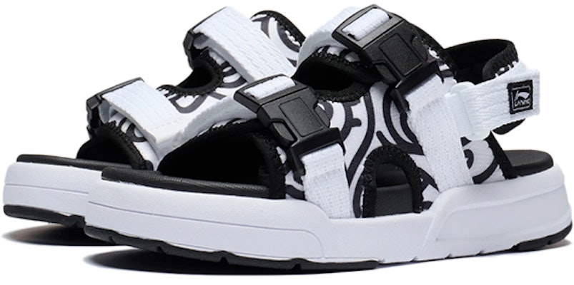 (PS) Sandalias Casual Li-Ning 'Negro y Blanco' YKUT020-5 Lookbook (PS) Sandalias Casual Li-Ning 'Negro y Blanco' YKUT020-5