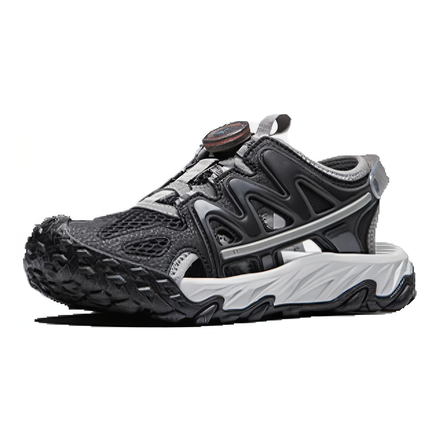 (Preschool) Li-Ning Casual Sandal 'Black Grey' YKUU002-7