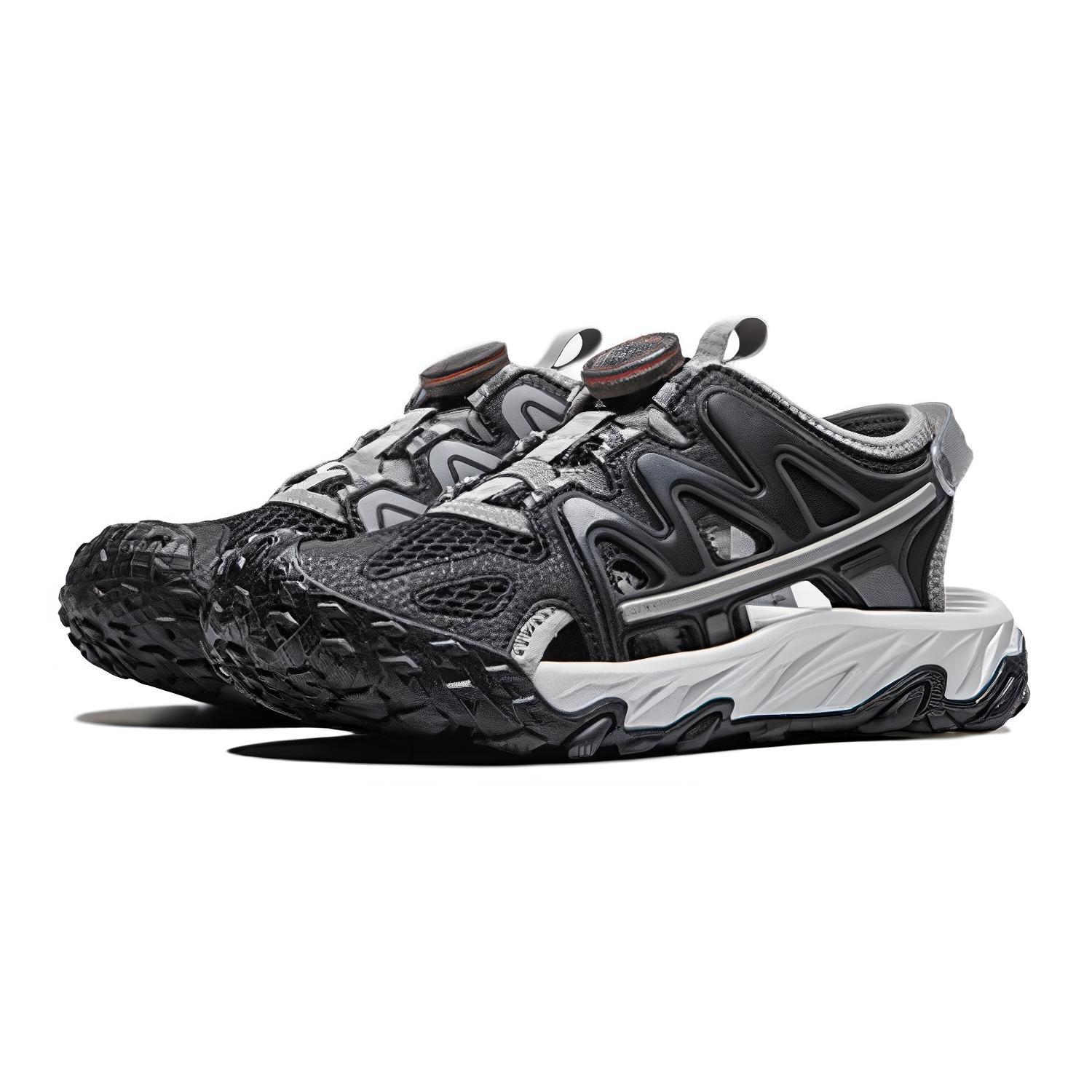 Order 大童 李寧兒童 舒適休閒 防滑耐磨兒童涼鞋 黑灰