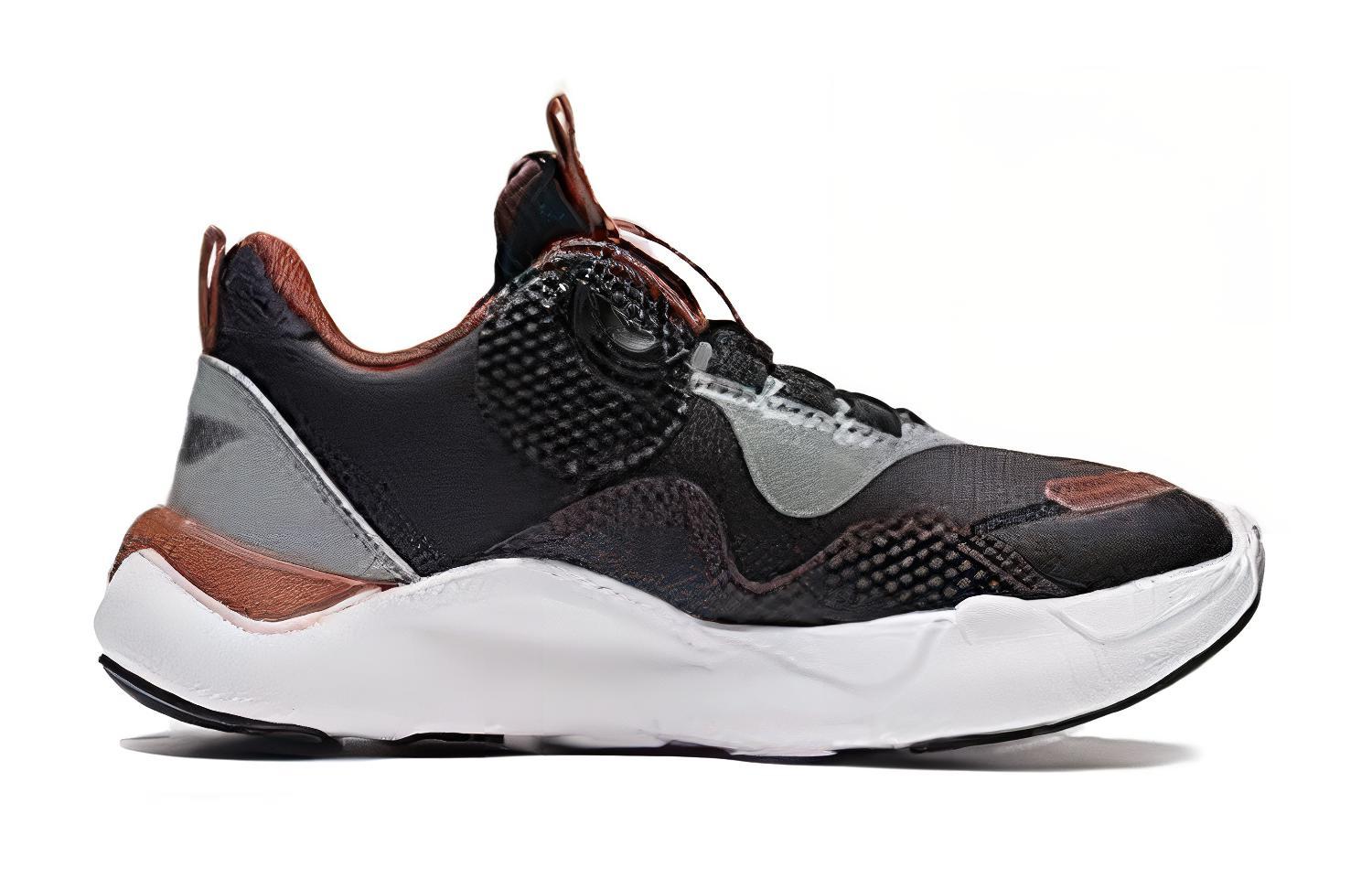 (PS) Li-Ning Casual Shoes 'Black Brown' 圖 2