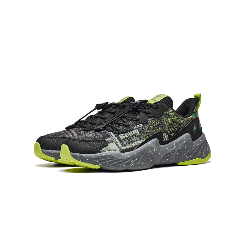 (PS) Li-Ning Casual Shoes 'Glow-in-the-Dark Black Green' 圖 3