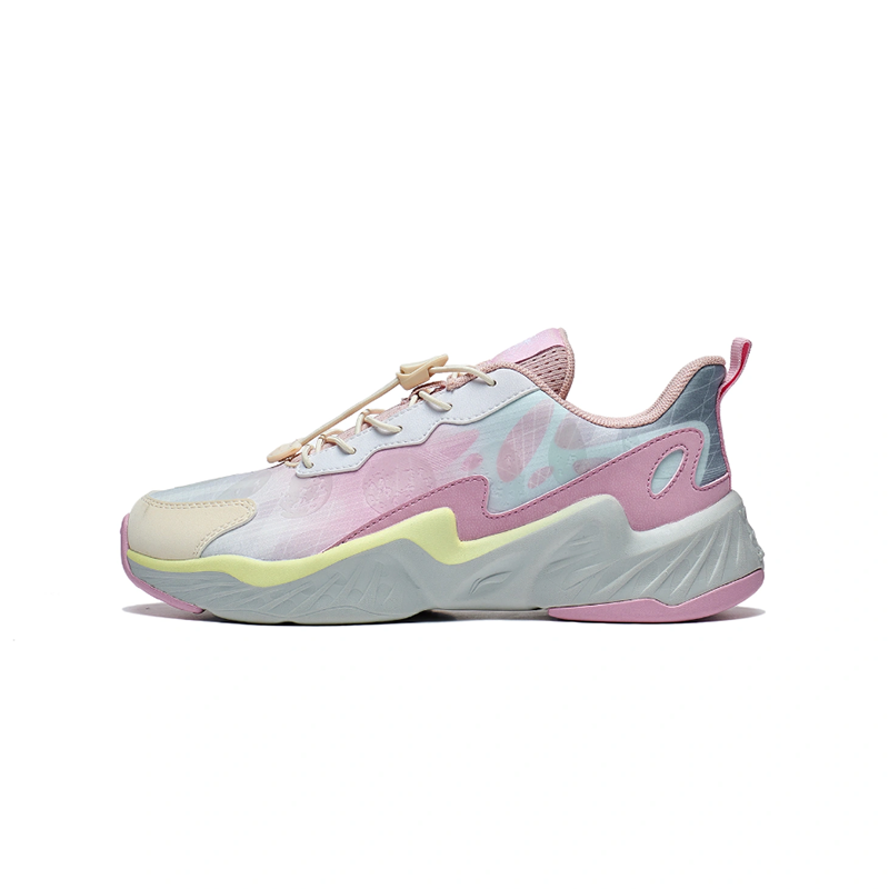 (Preschool) Li-Ning Casual Shoes &#x27;Pink Grey Glow&#x27; YKCT108-2