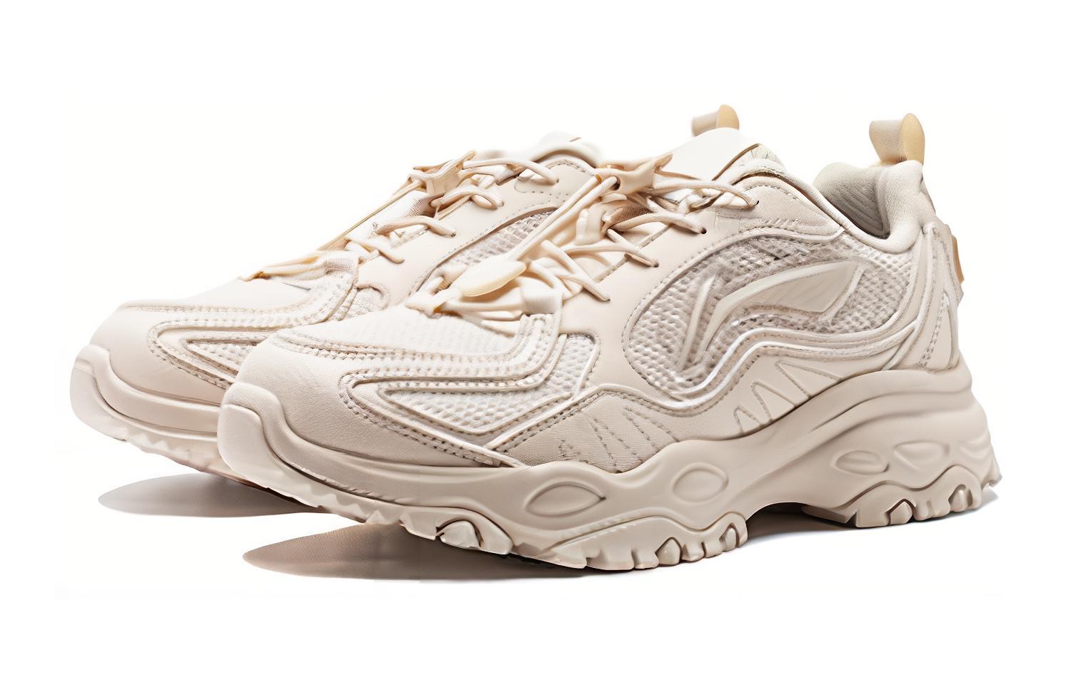 Lookbook (Preschool) Li-Ning Casual Shoes 'Swan White' YKCT168-2