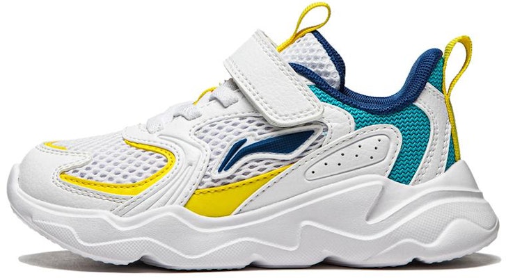 (Preschool) Li-Ning Casual Shoes 'White Blue Yellow' YKNU038-1 Buy (Preschool) Li-Ning Casual Shoes 'White Blue Yellow' YKNU038-1