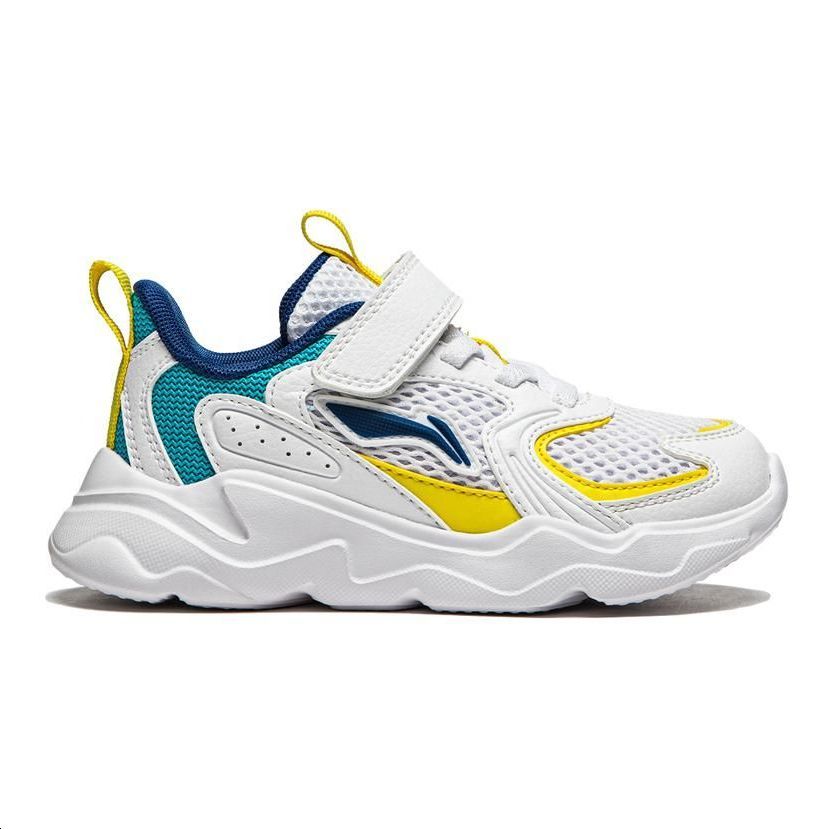 Order (Preschool) Li-Ning Casual Shoes 'White Blue Yellow' YKNU038-1