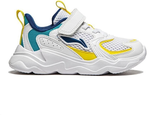(Preschool) Li-Ning Casual Shoes 'White Blue Yellow' YKNU038-1 Order (Preschool) Li-Ning Casual Shoes 'White Blue Yellow' YKNU038-1