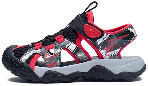 (PS) 李寧カジュアルスポーツサンダル 黒赤 ハイキング YKKS006-1 Buy (PS) 李寧カジュアルスポーツサンダル 黒赤 ハイキング YKKS006-1