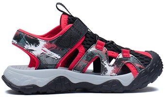 (PS) 李宁黑红休闲运动凉鞋 登山鞋 YKKS006-1 Order (PS) 李宁黑红休闲运动凉鞋 登山鞋 YKKS006-1