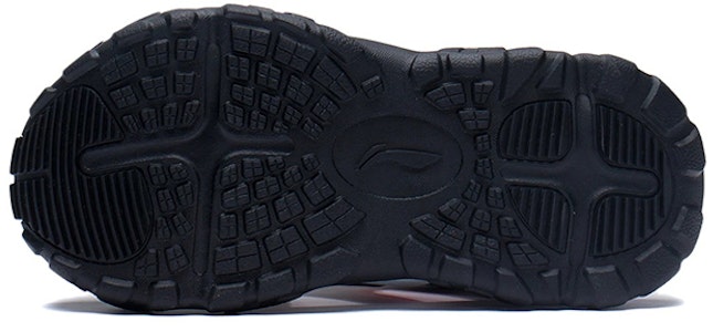 (PS) 李寧カジュアルスポーツサンダル 黒赤 ハイキング YKKS006-1 Sizing (PS) 李寧カジュアルスポーツサンダル 黒赤 ハイキング YKKS006-1