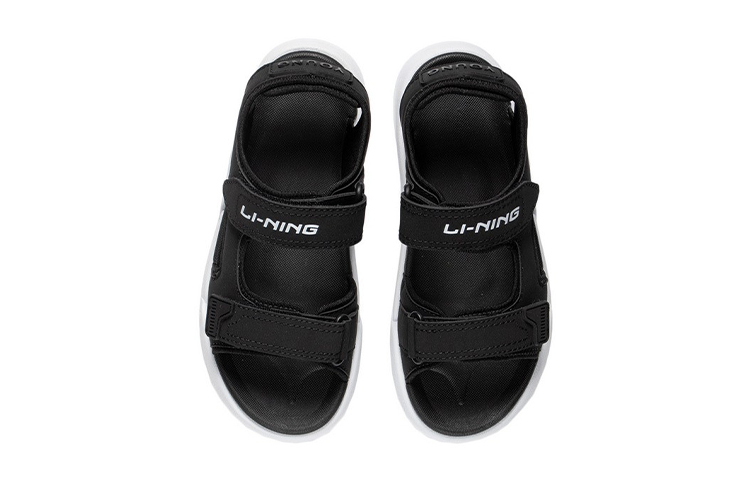 Shop (PS) (幼児) リーニン カジュアル スポーツ サンダル 'ブラック' YKUS028-1 YKUS028-1