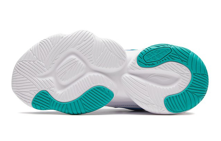 (PS) Li-Ning Casual Thick-Soled Sneakers 'White Blue' 圖 5