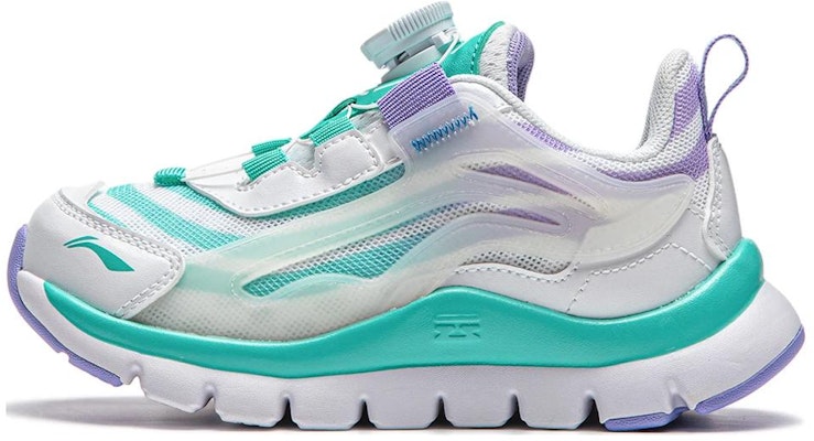 (Preschool) Li-Ning Classic Comfort Low 'White Green Purple' YKNU090-8 Buy (Preschool) Li-Ning Classic Comfort Low 'White Green Purple' YKNU090-8