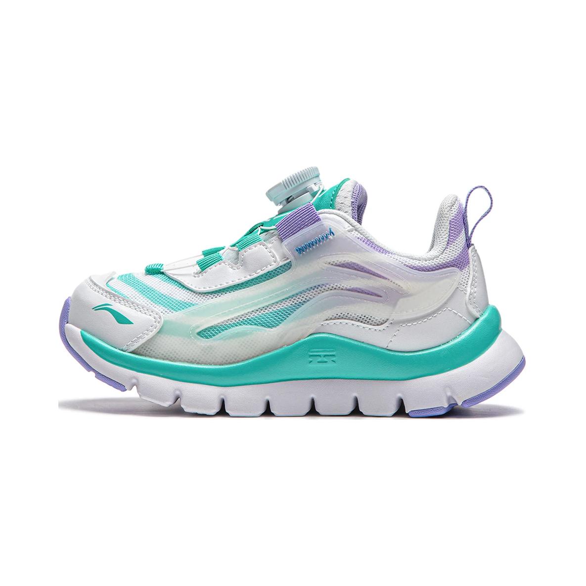 (Preschool) Li-Ning Classic Comfort Low 'White Green Purple' YKNU090-8